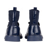 ADee MARY JANE Back To School Navy Blue Heart Sock Wellies