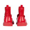 ADee MARY JANE Back To School Red Heart Sock Wellies