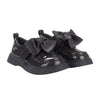 ADee MARY BOW Back To School Dark Grey Bow Shoes
