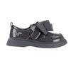 ADee MARY BOW Back To School Dark Grey Bow Shoes
