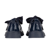 ADee MARY BOW Back To School Navy Blue Bow Shoes