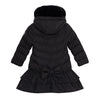 ADee BECKY Back To School Black Faux Fur Coat