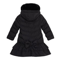 ADee BECKY Back To School Black Faux Fur Coat