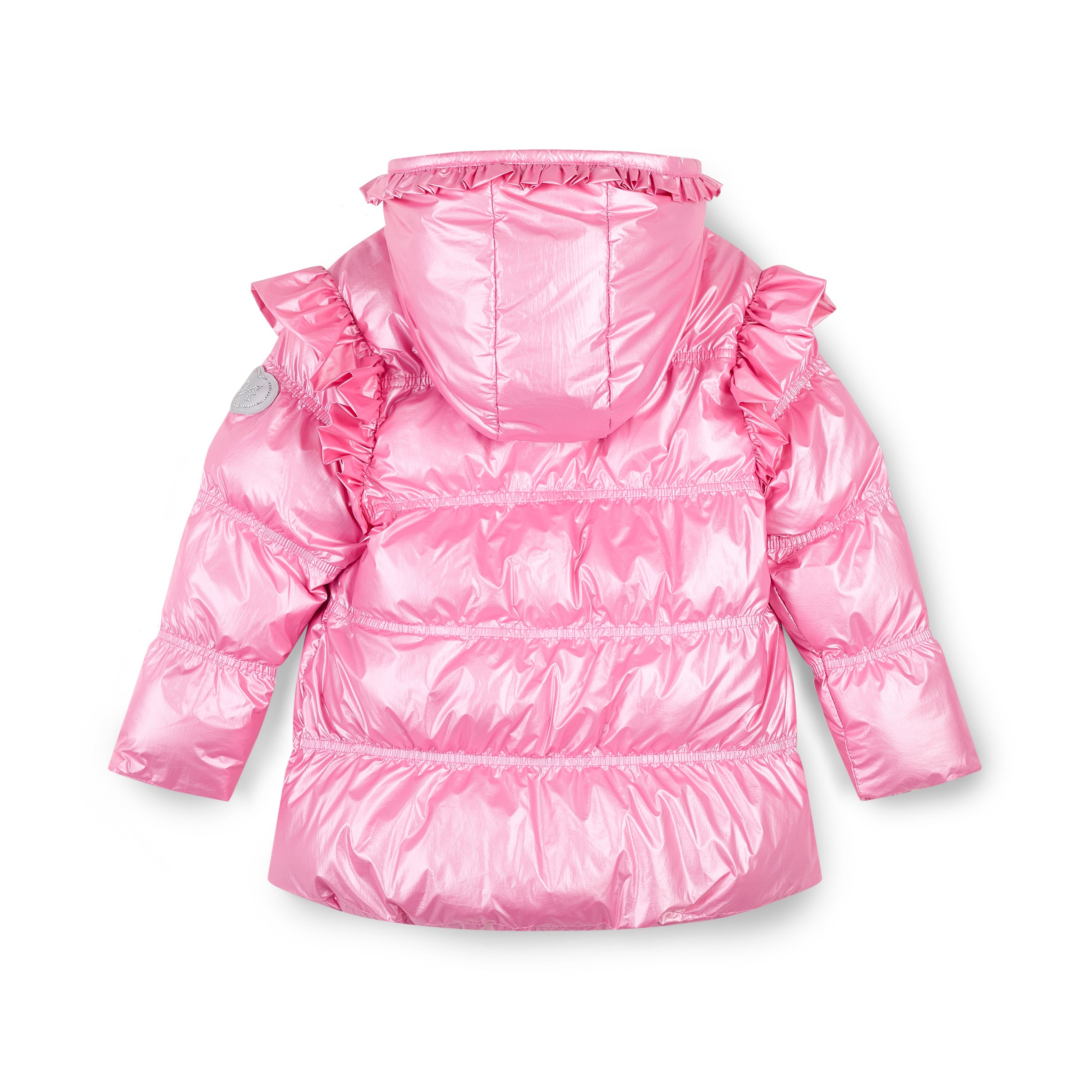 AW25 ADee LILIANA Pink Hearts Frill Coat