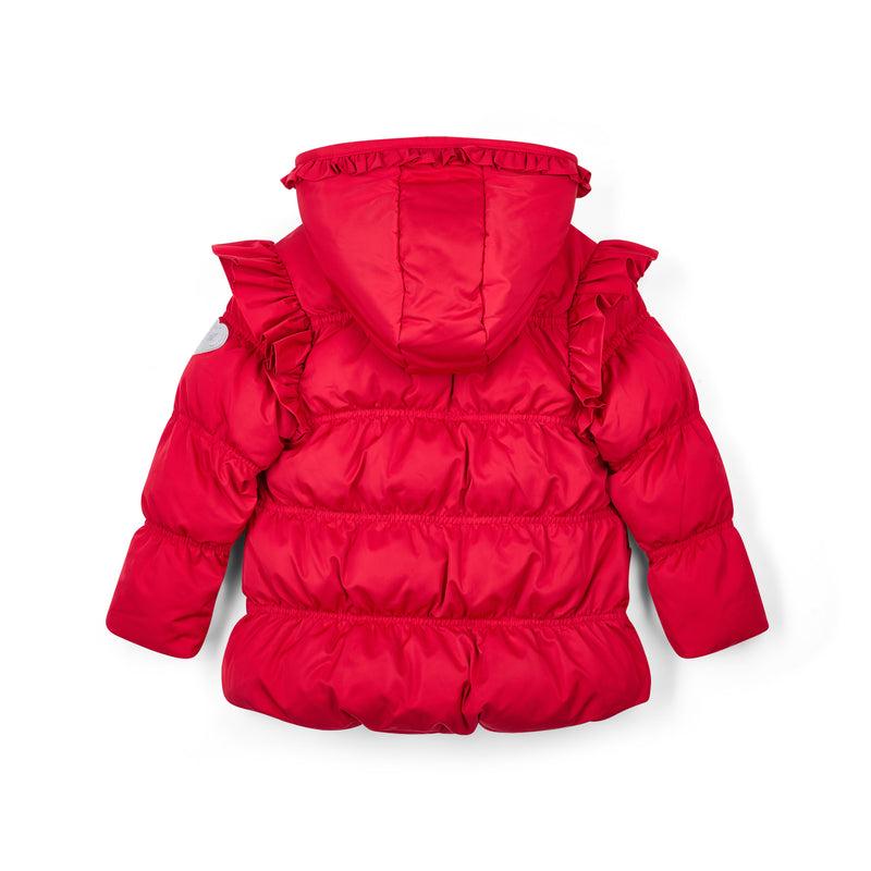 AW25 ADee LILIANA Red Hearts Frill Coat