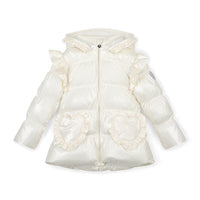 AW25 ADee LILIANA White Hearts Frill Coat