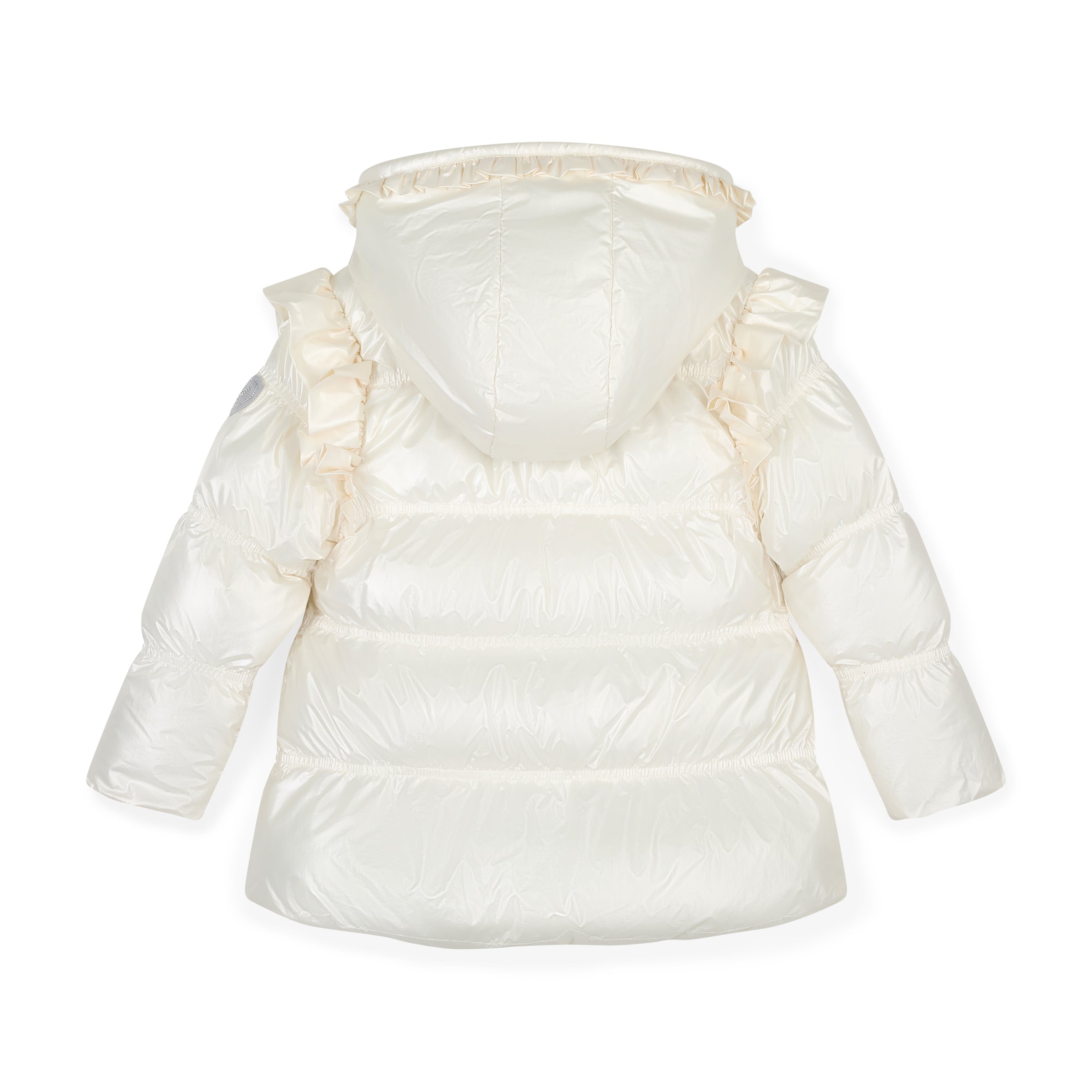 AW25 ADee LILIANA White Hearts Frill Coat