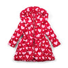 AW25 ADee LAUREN Red & Pink Heart Print Coat