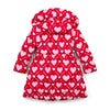 AW25 ADee LAUREN Red & Pink Heart Print Coat