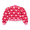 AW25 ADee LISETTE Red & Pink Heart Print Bomber Jacket
