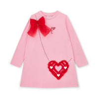AW25 ADee LOTUS Pink Logo Bow Handbag Dress
