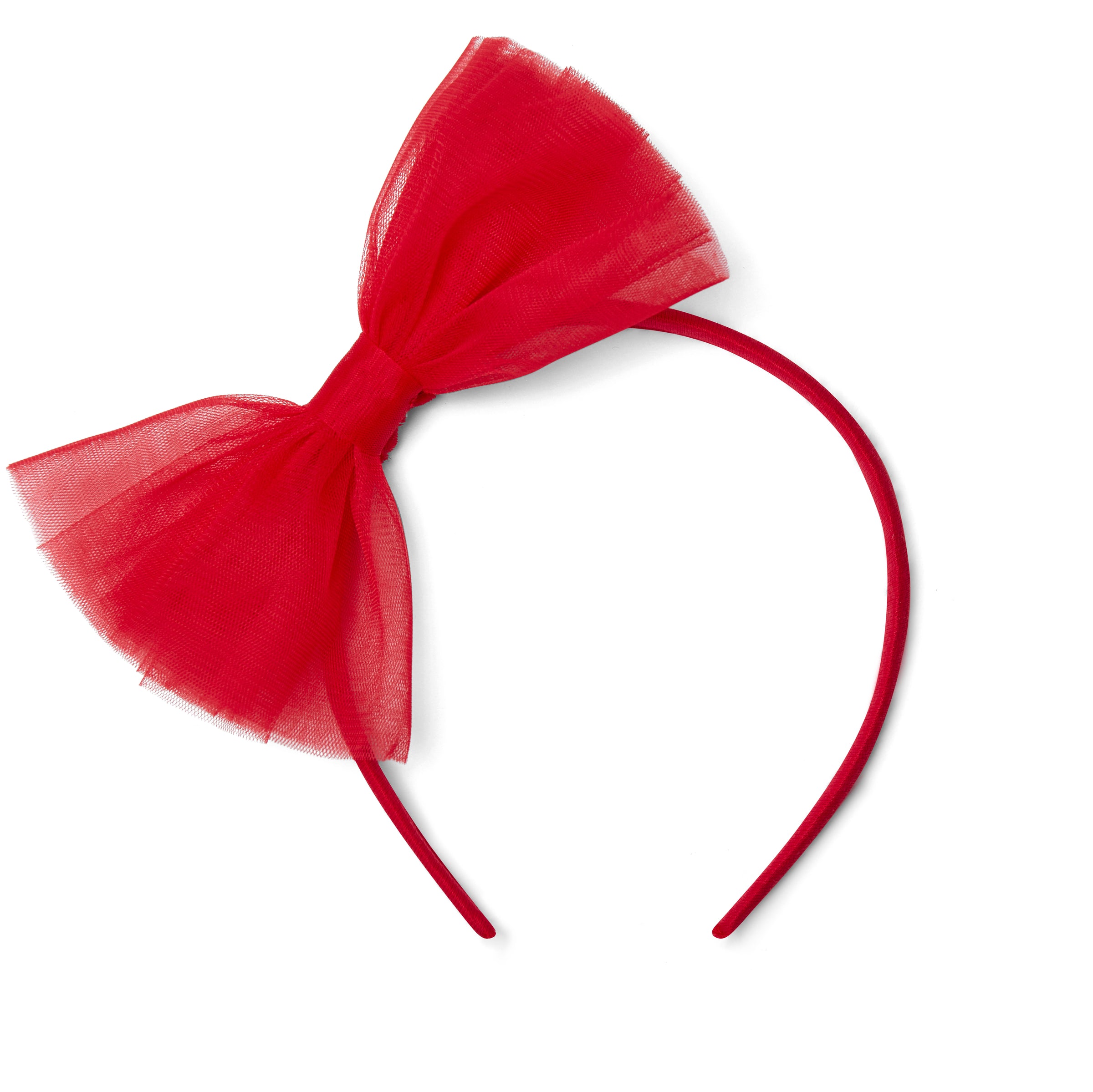 AW25 ADee LENNON Red Tulle Bow Headband