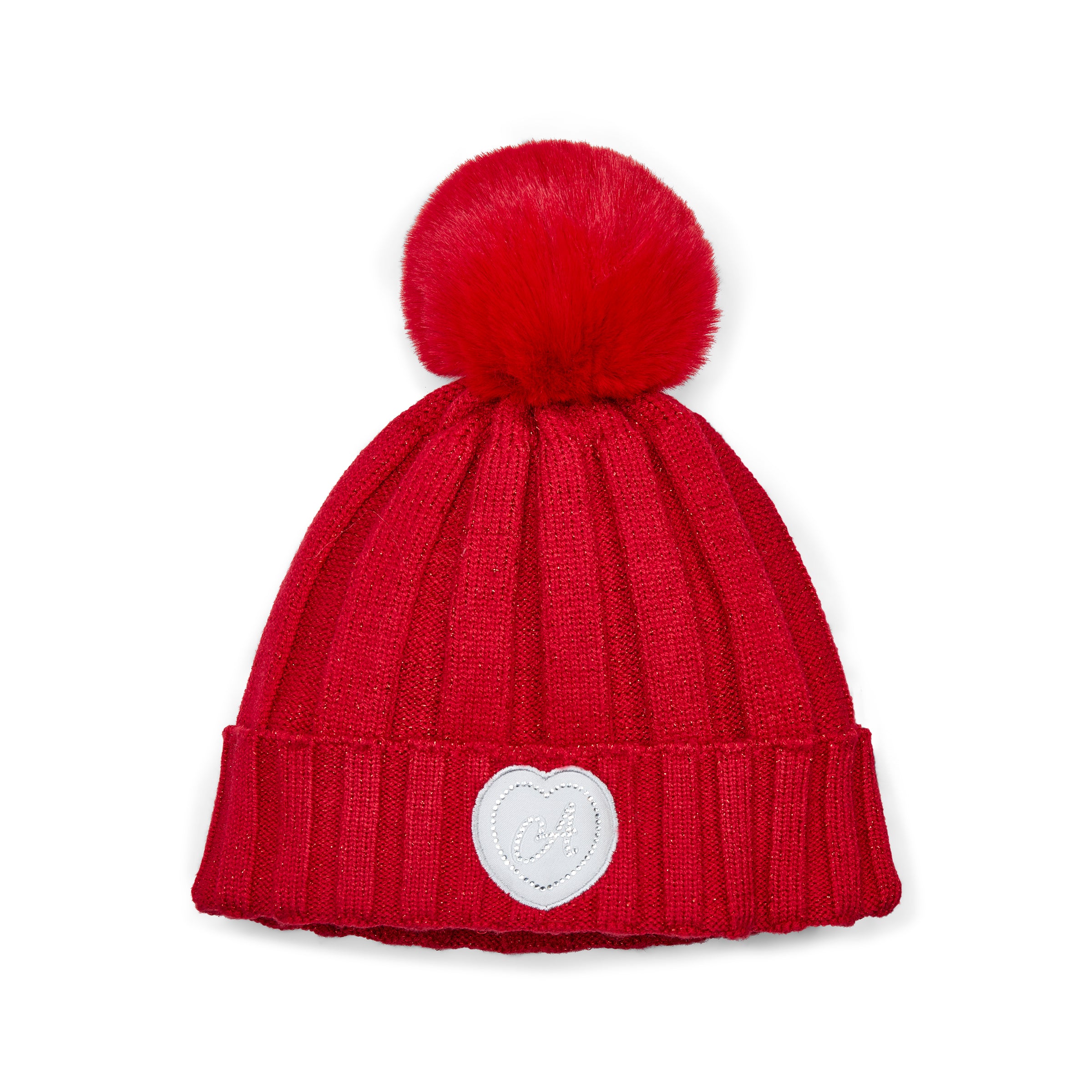 AW25 ADee MALLORY Red Pom Pom Hat