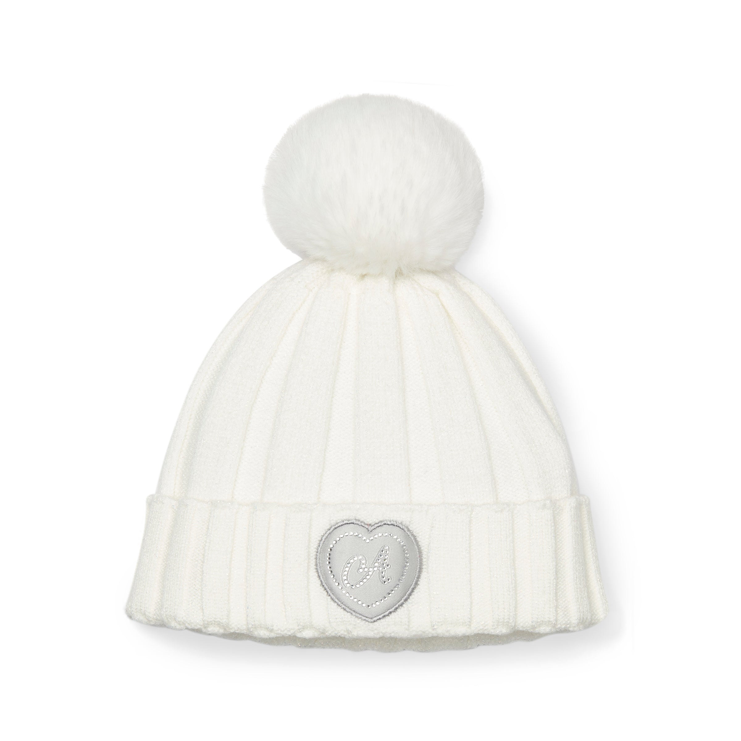 AW25 ADee MALLORY White Pom Pom Hat