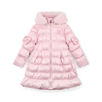 AW25 ADee MONTANA Pink Metallic Bow Coat