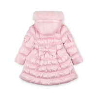 AW25 ADee MONTANA Pink Metallic Bow Coat