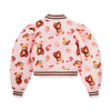 AW25 ADee LISETTE Pink Bear Print Bomber Jacket