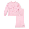 AW25 ADee LUNA Pink Bow Flare Tracksuit