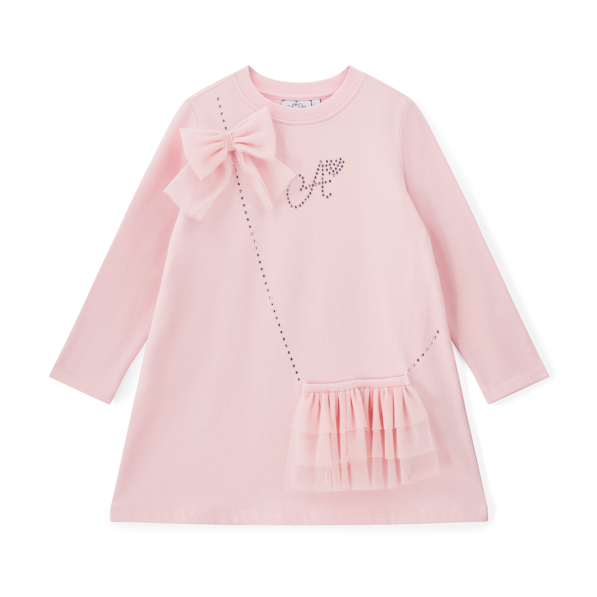 AW25 ADee MIRACLE Pink Tulle Bow Handbag Dress