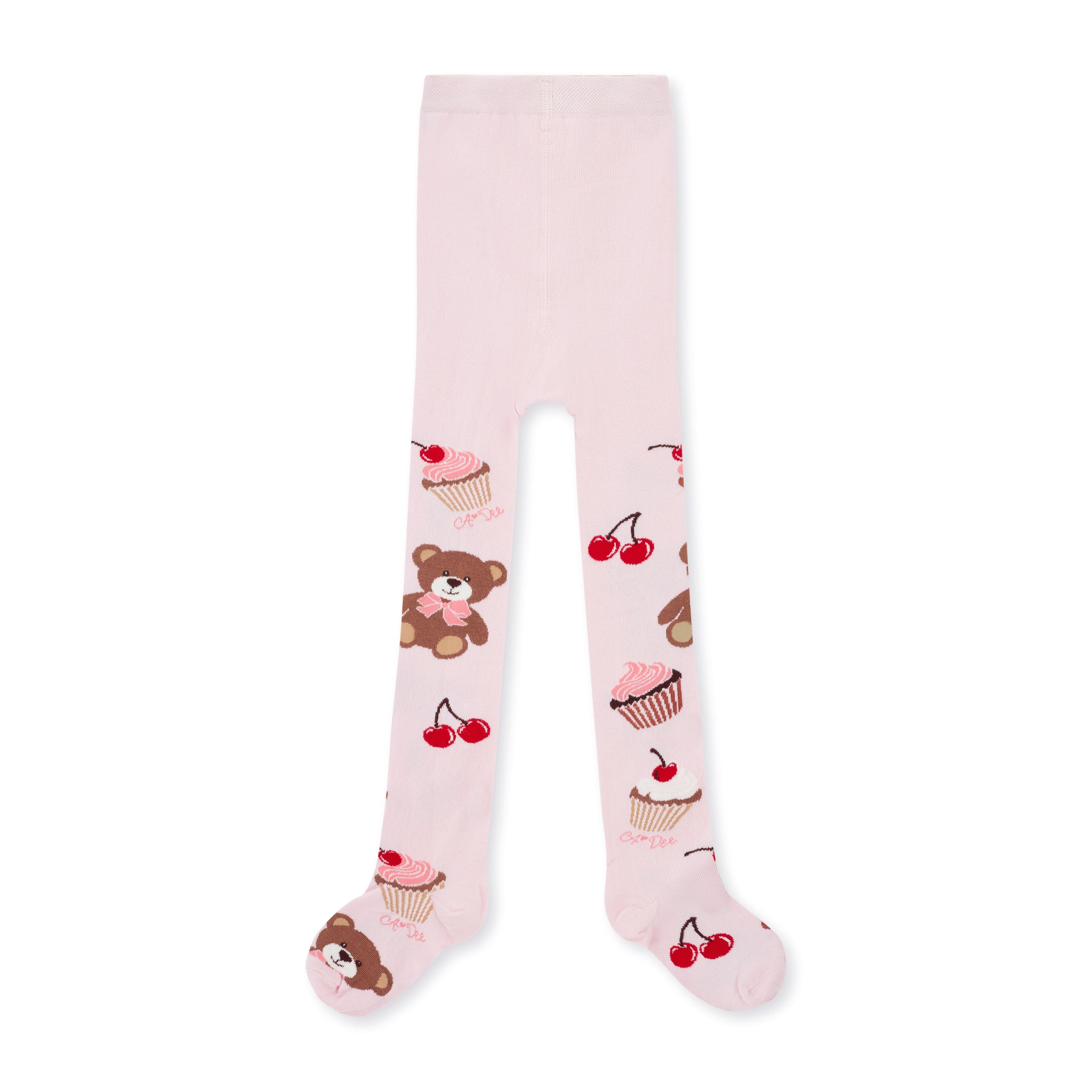 AW25 ADee MACIE Pink Bear Print Tights