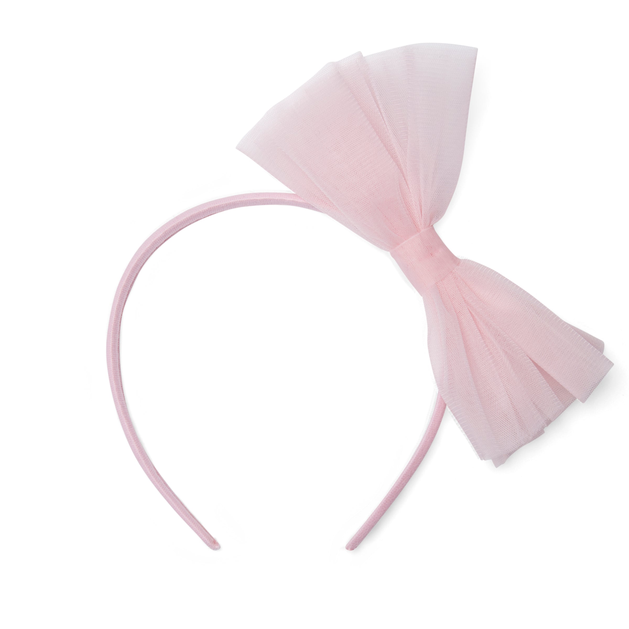 AW25 ADee LENNON Pink Tulle Bow Headband