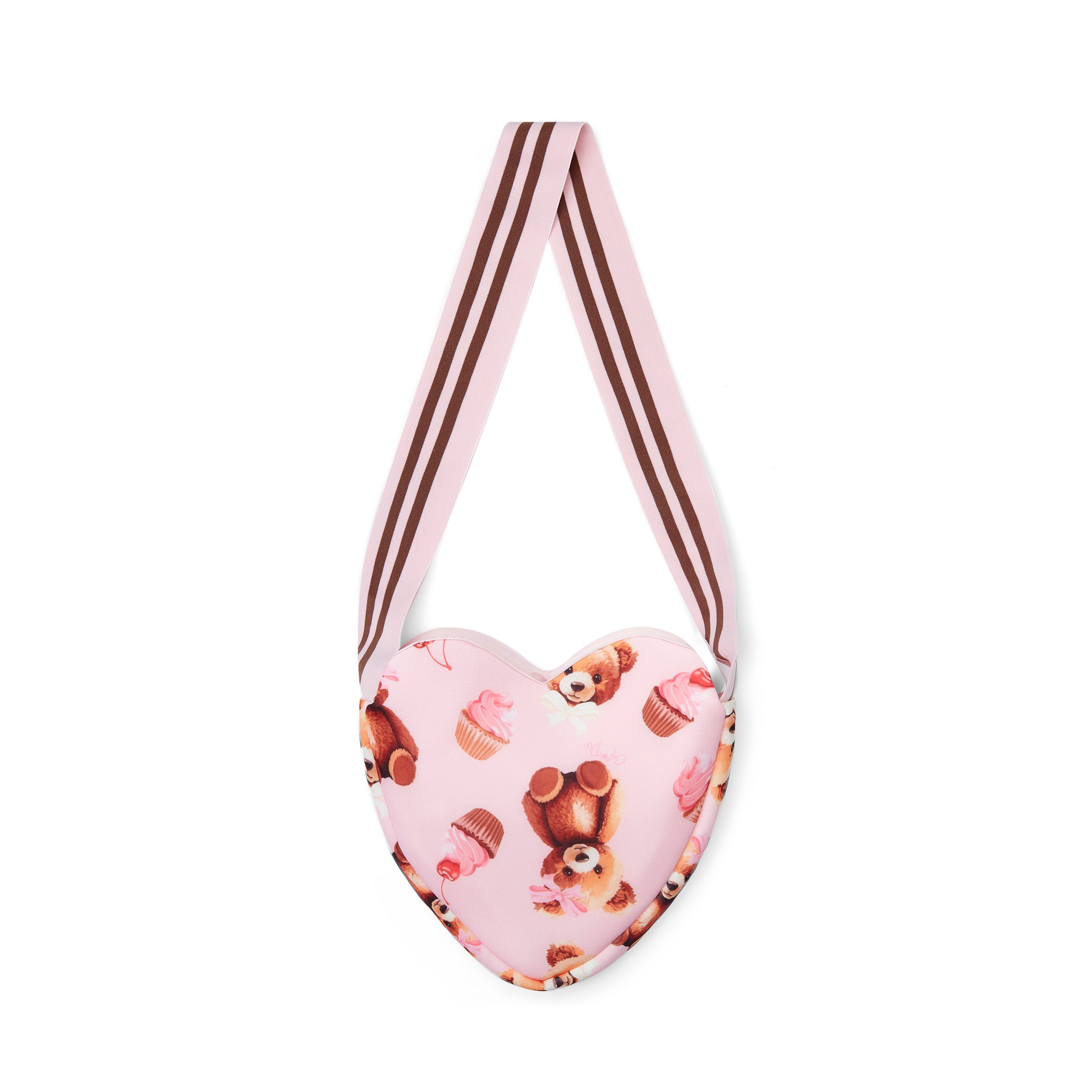 AW25 ADee LOUISE Pink Bear Print Bag