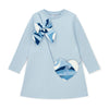 AW25 ADee LOTUS Light Blue Logo Bow Handbag Dress