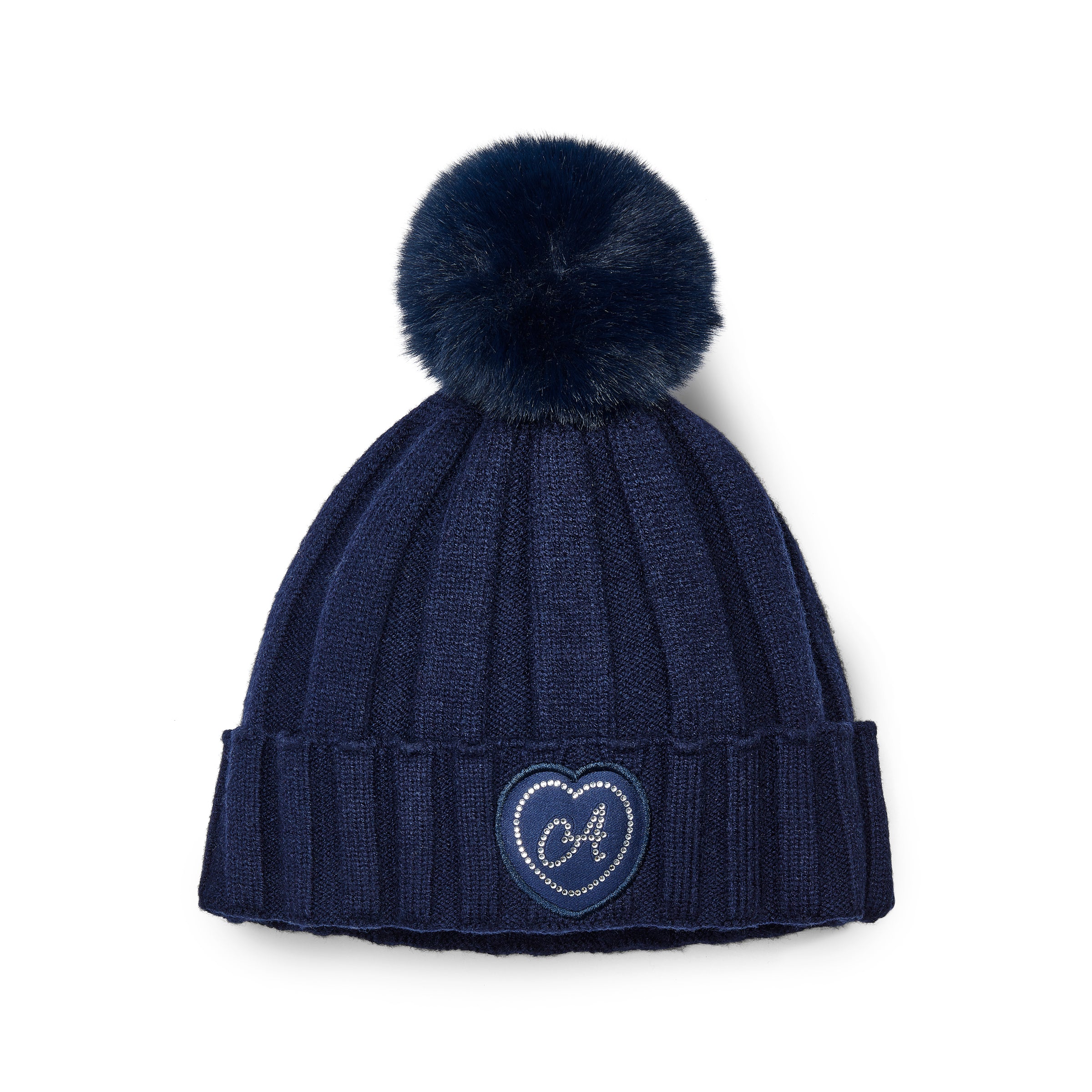 AW25 ADee MALLORY Navy Blue Pom Pom Hat