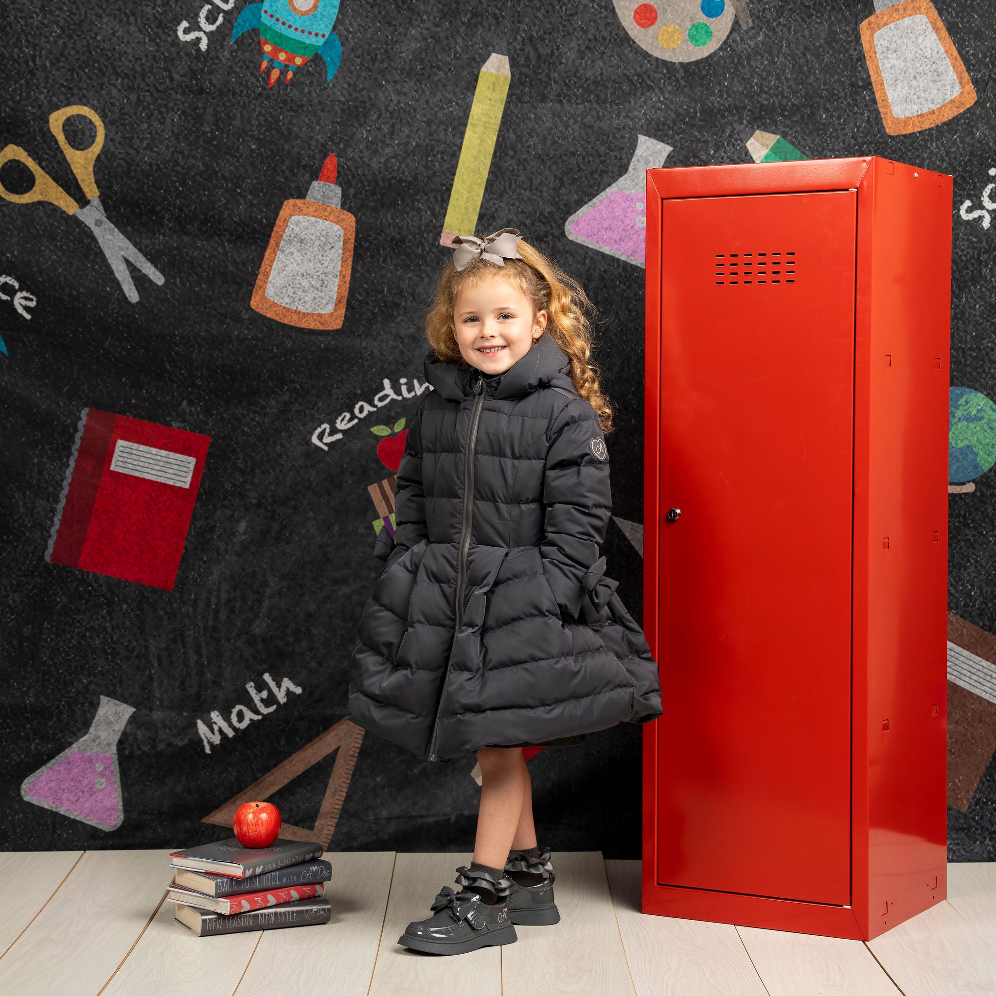 AW25 ADee JOYCE Back To School Grey Long Coat