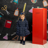 AW25 ADee JOYCE Back To School Navy Blue Long Coat
