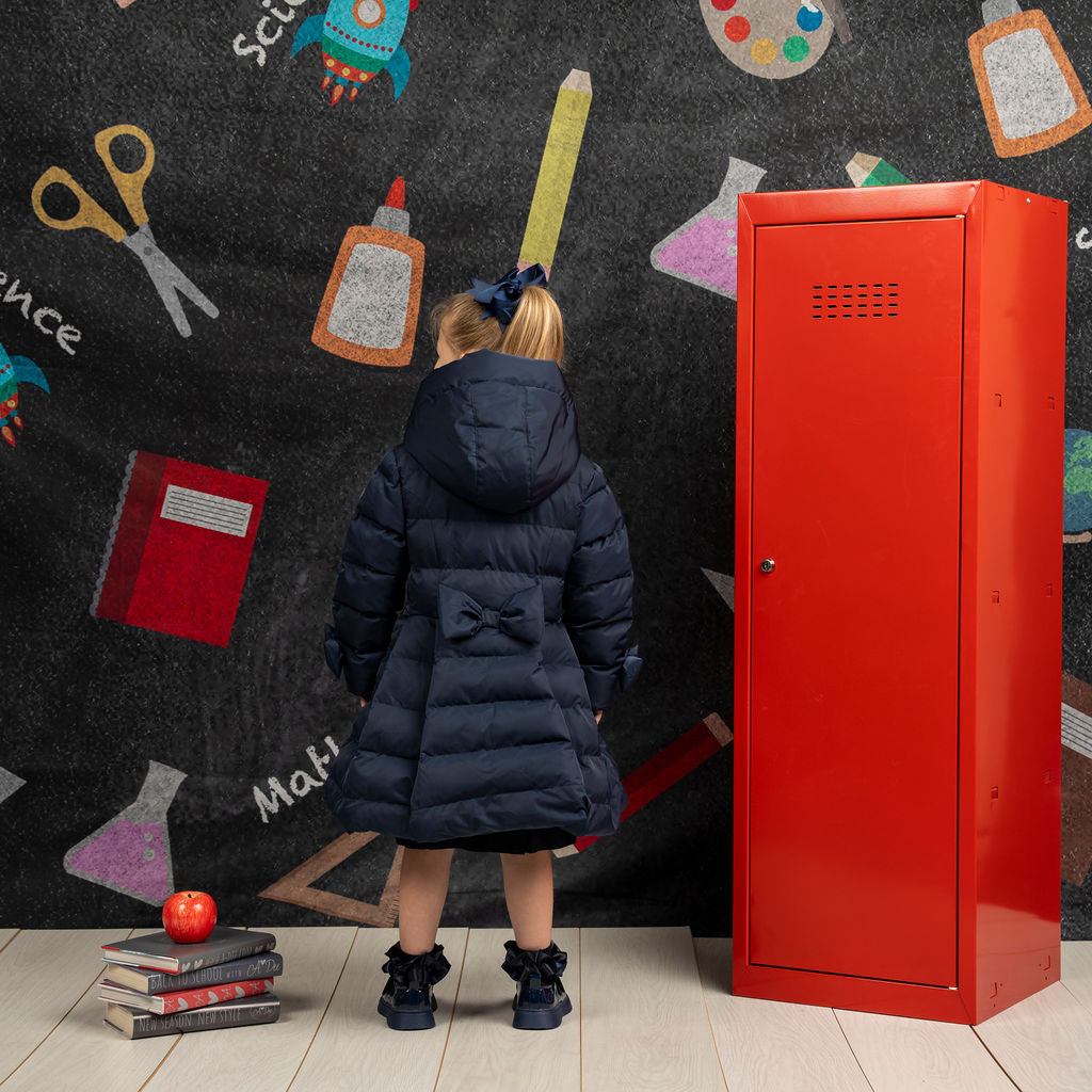 AW25 ADee JOYCE Back To School Navy Blue Long Coat
