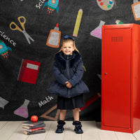 AW25 ADee AMIE Back To School Navy Blue Short Coat