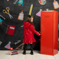 AW25 ADee STELLA Back To School Red Raincoat