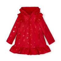 AW25 ADee STELLA Back To School Red Raincoat