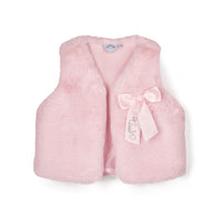 ADee Girls ANNA Pink Faux Fur Gilet