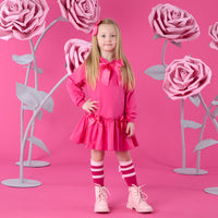 ADee Girls ALANA Pink Hoody Dress