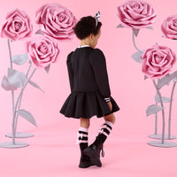 ADee Girls ALIVIA Black Bows Dress