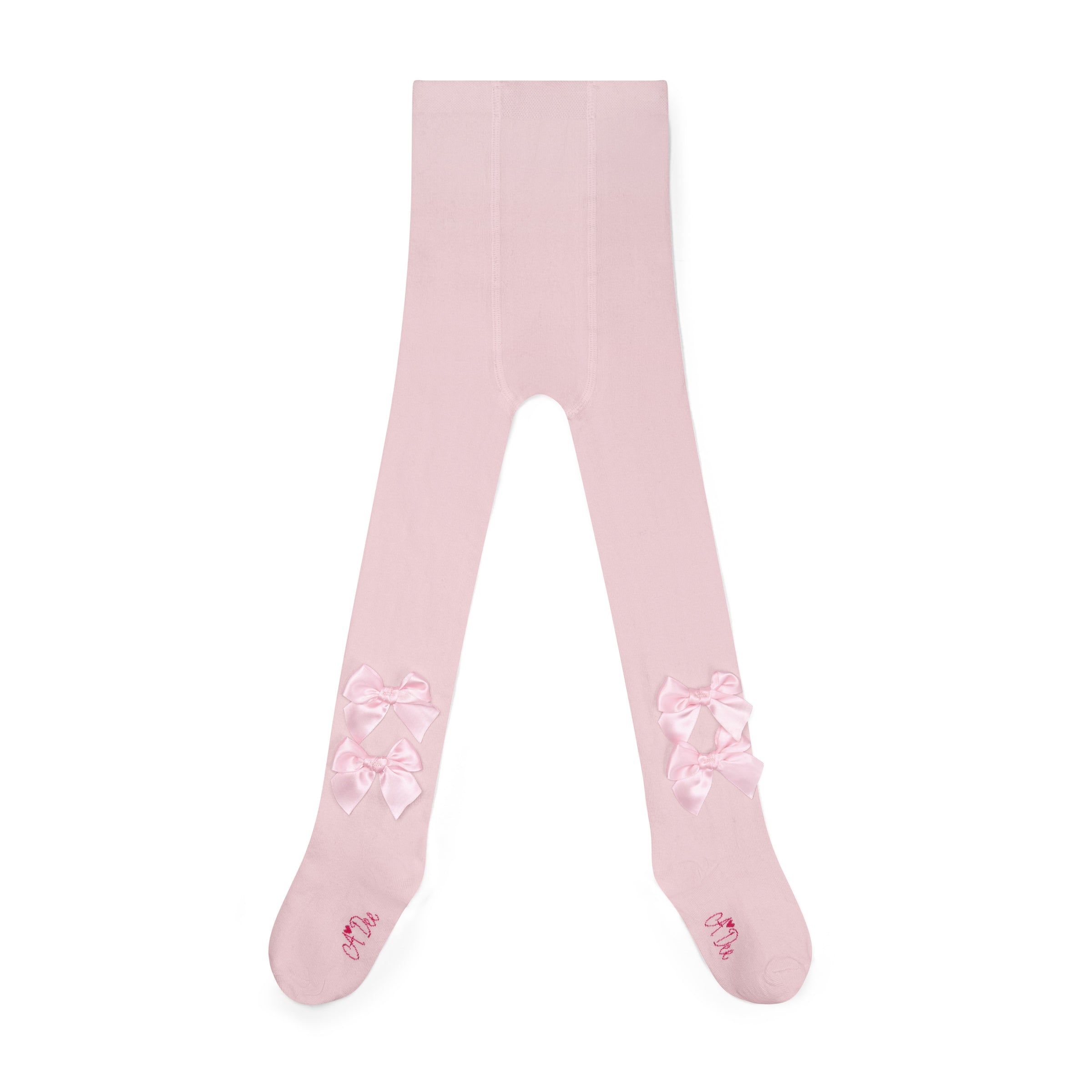 ADee Girls ADALINE Pink Bow Tights