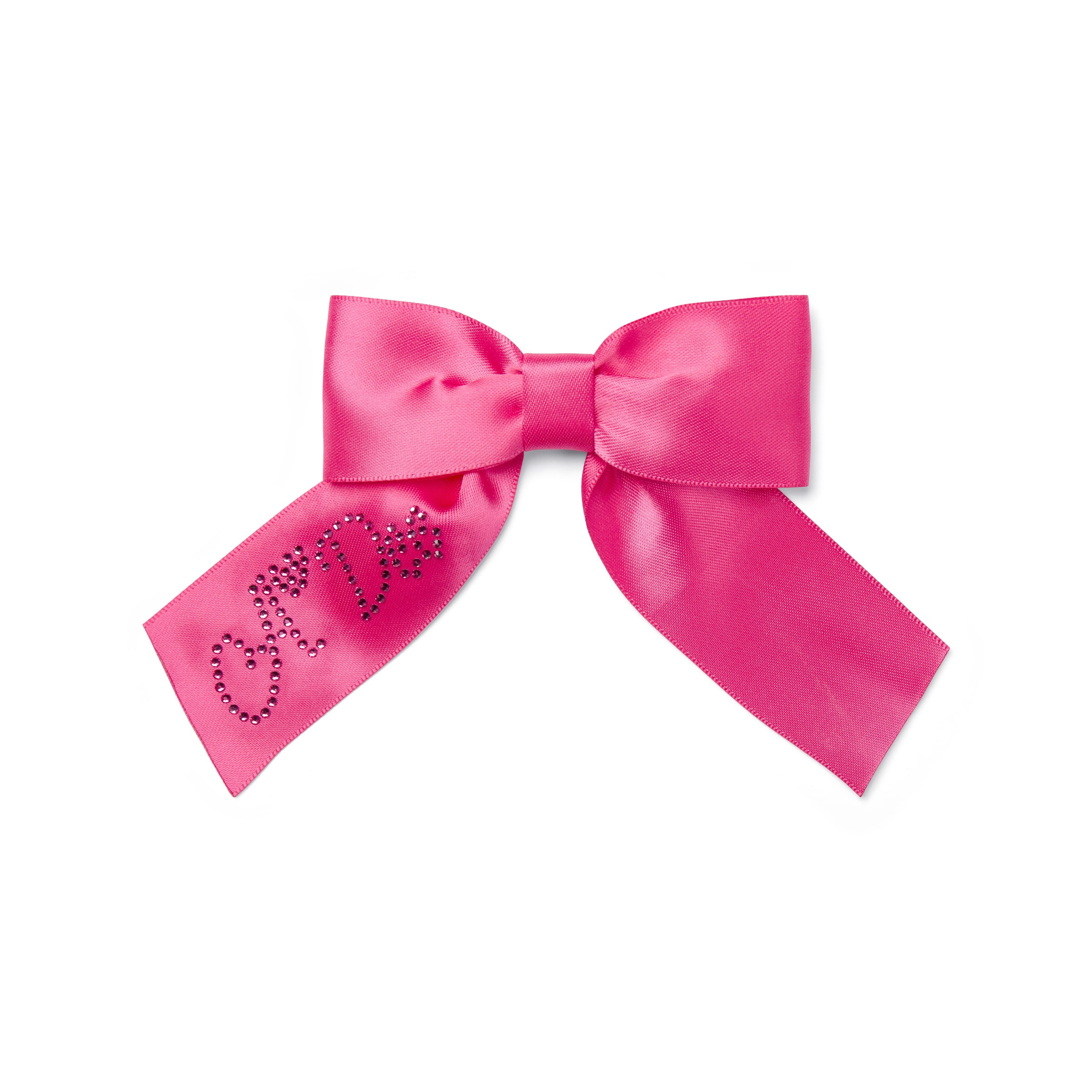 ADee Girls ARIAH Pink Satin Bow Hair Clip