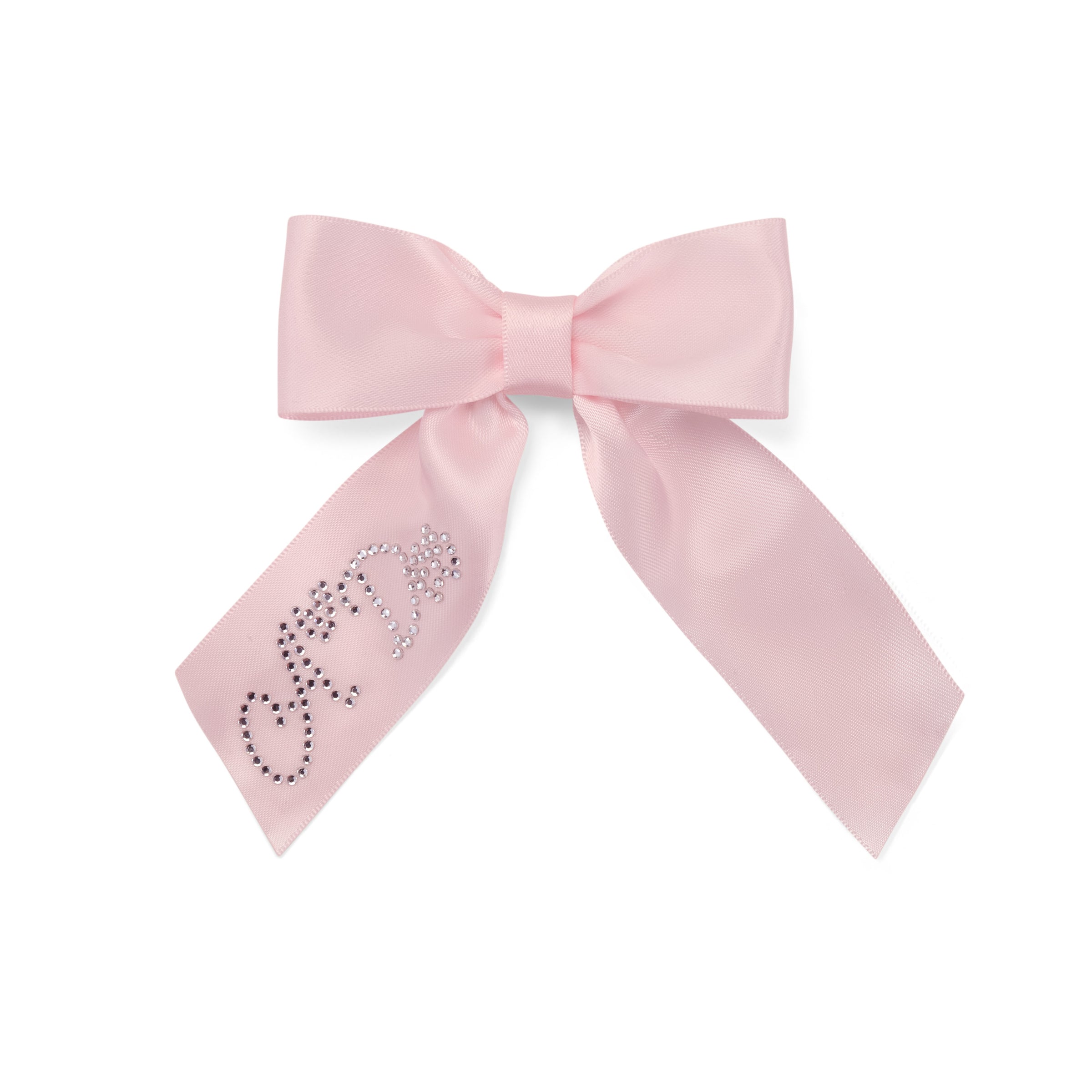 ADee Girls ARIAH Pink Satin Bow Hair Clip