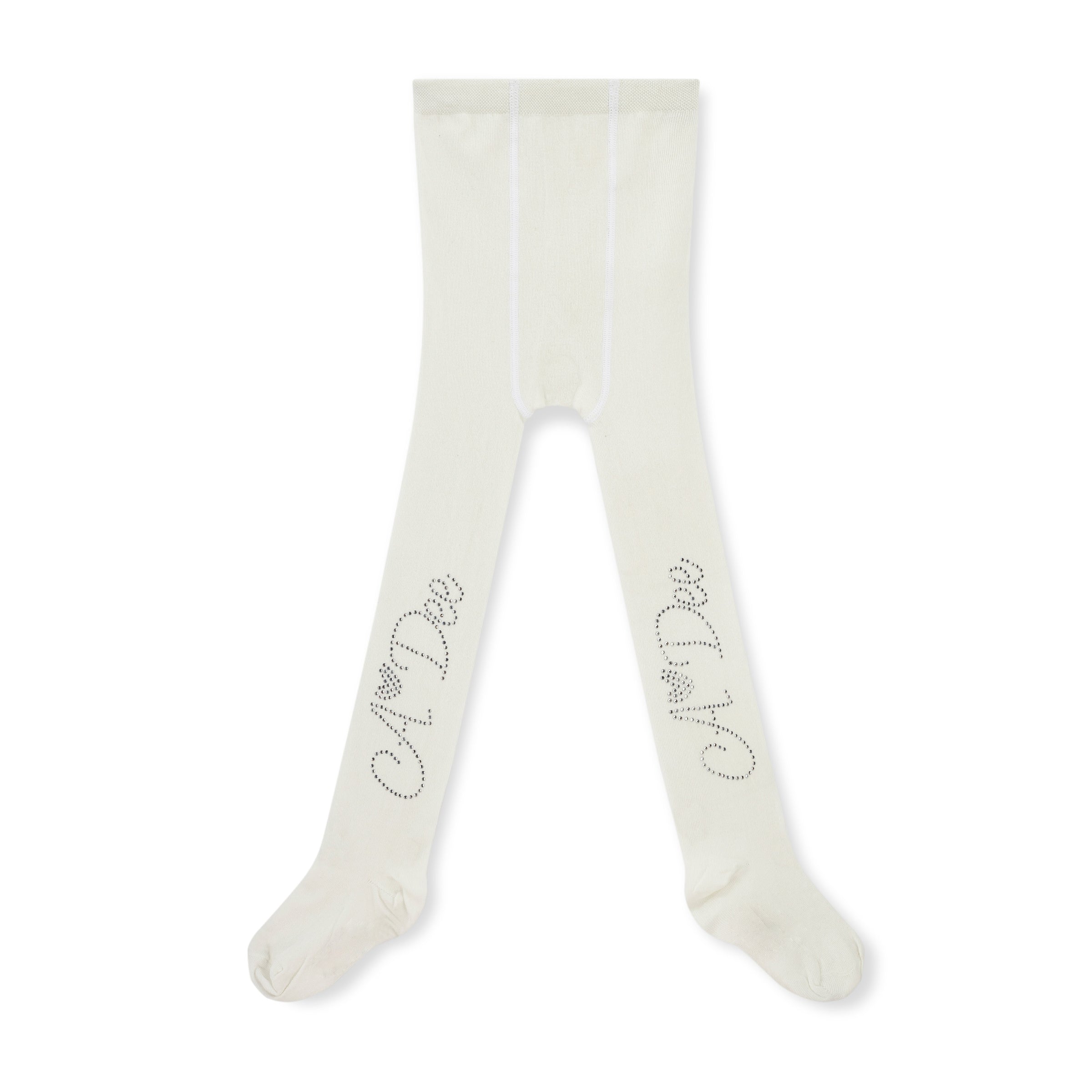 ADee Girls BLYTHE White Lurex Tights