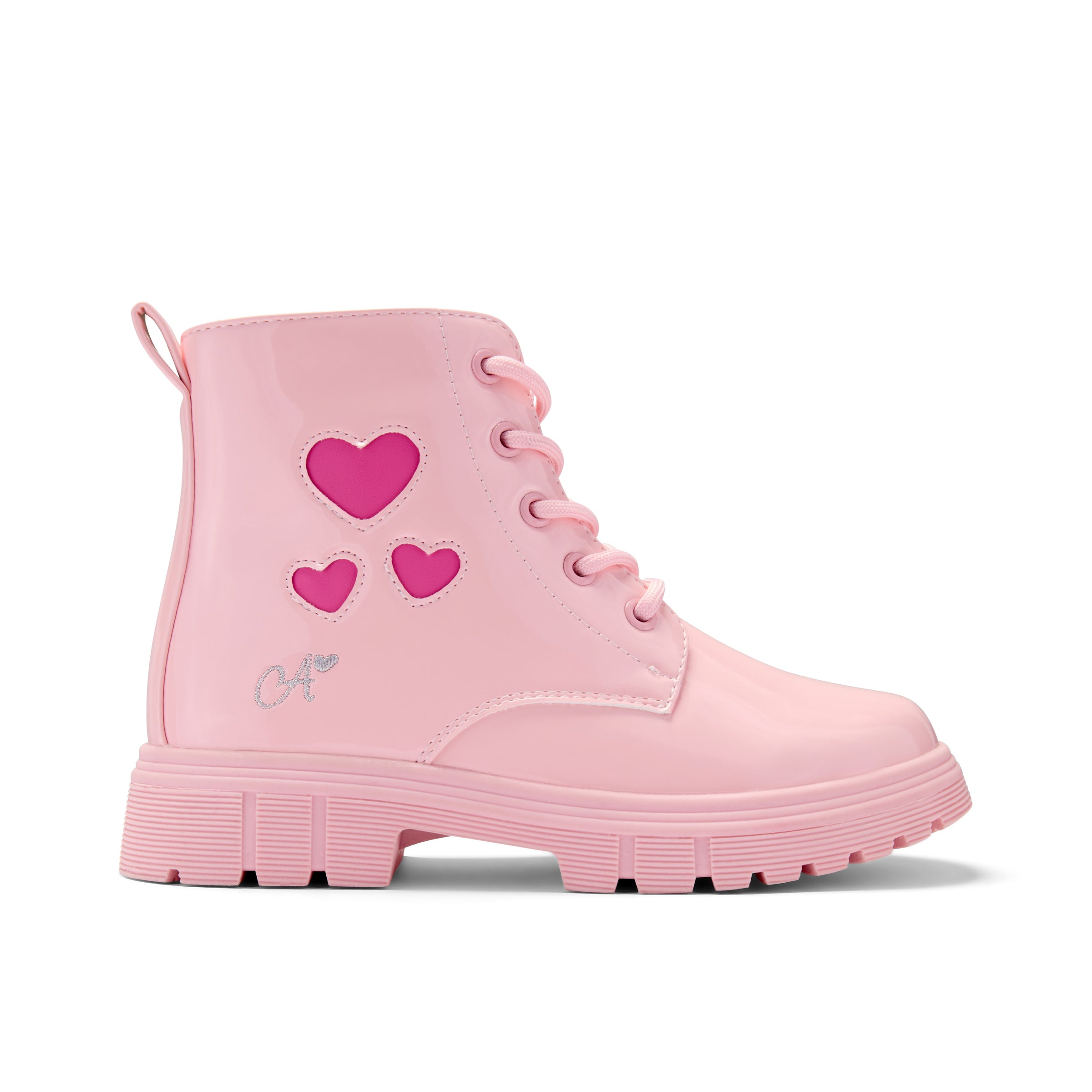 ADee Girls AMORE Pink Heart Boots