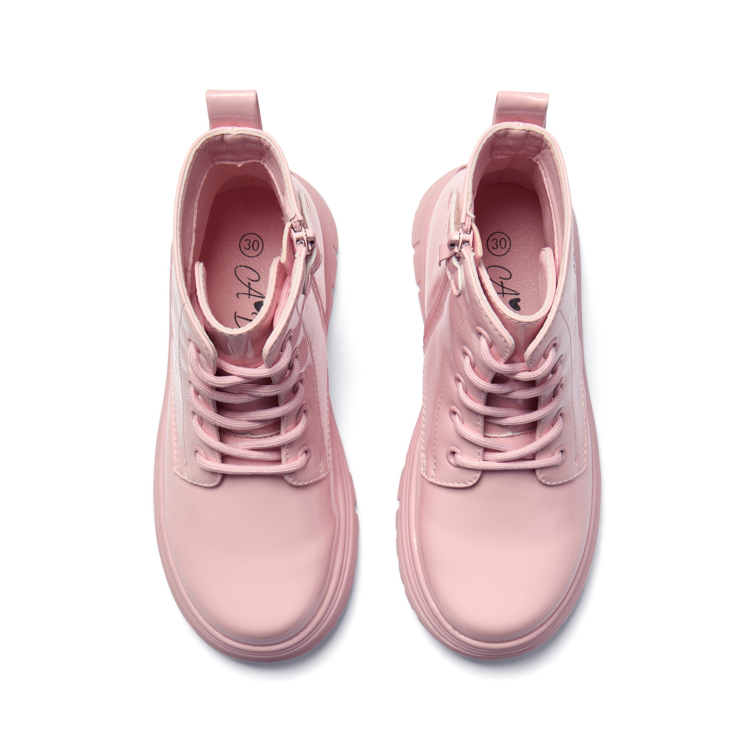 ADee Girls AMORE Pink Heart Boots