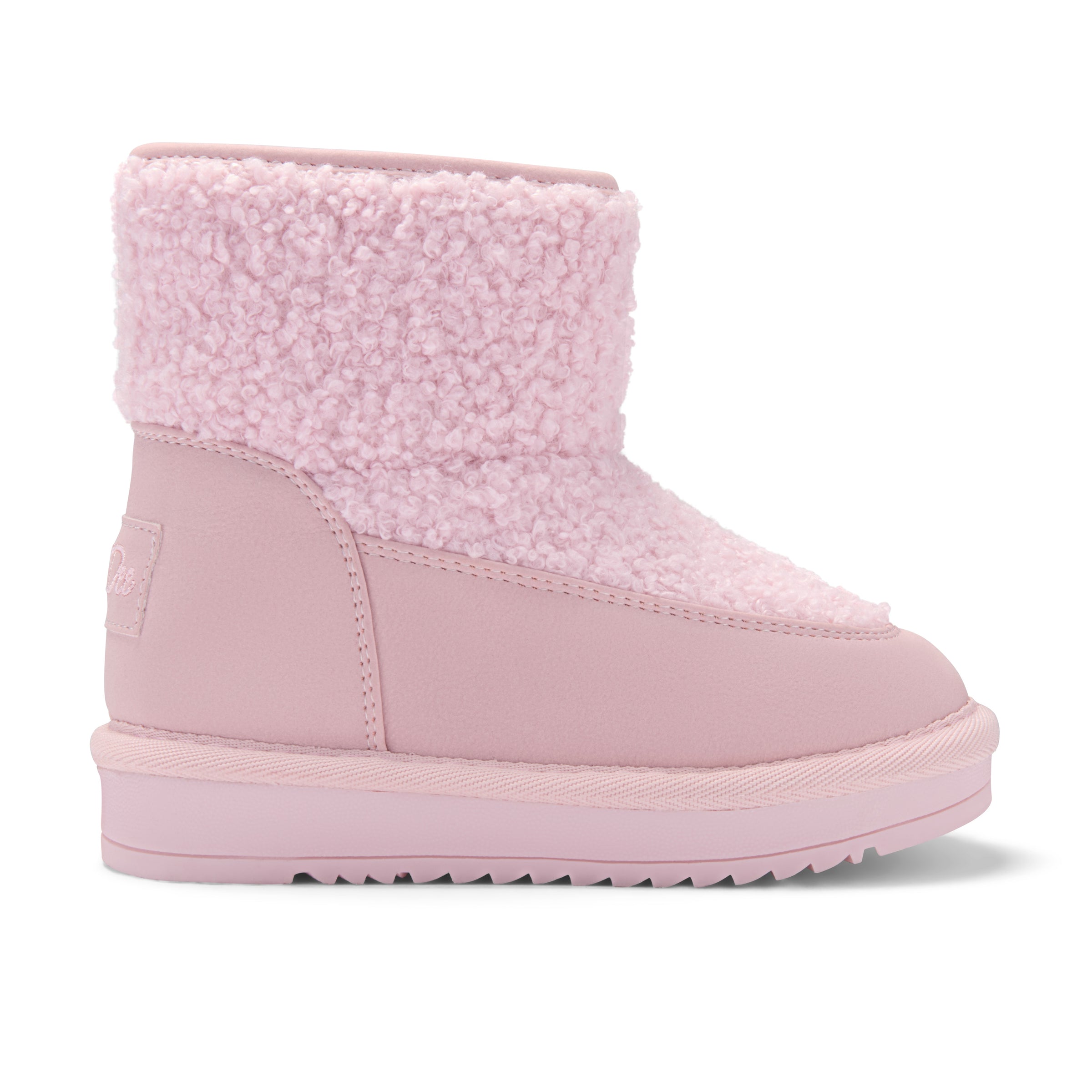 ADee Girls TEDDIE Pink Boucle Boots