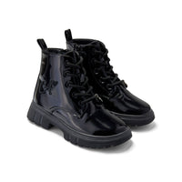 ADee Girls SELENE Black School Boots