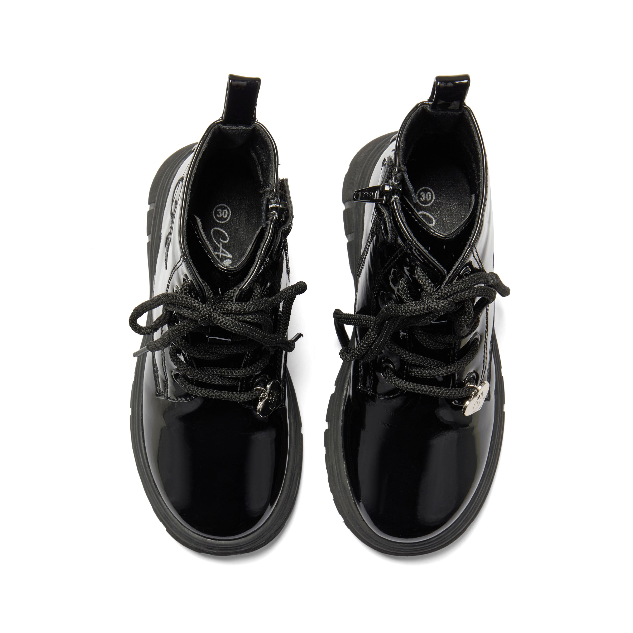 ADee Girls SELENE Black School Boots