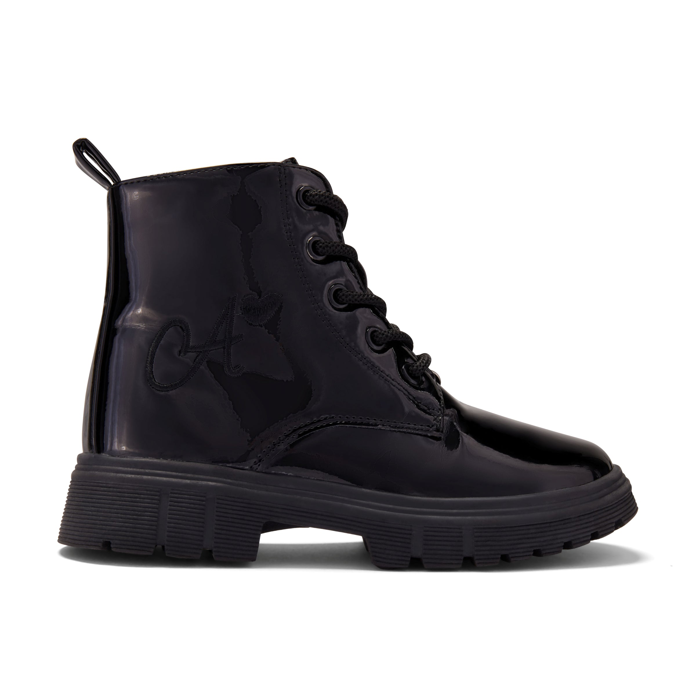 ADee Girls SELENE Black School Boots