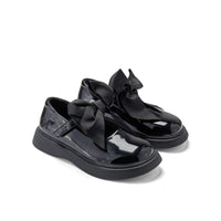 ADee Girls LYRA Black School Shoes