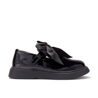 ADee Girls LYRA Black School Shoes