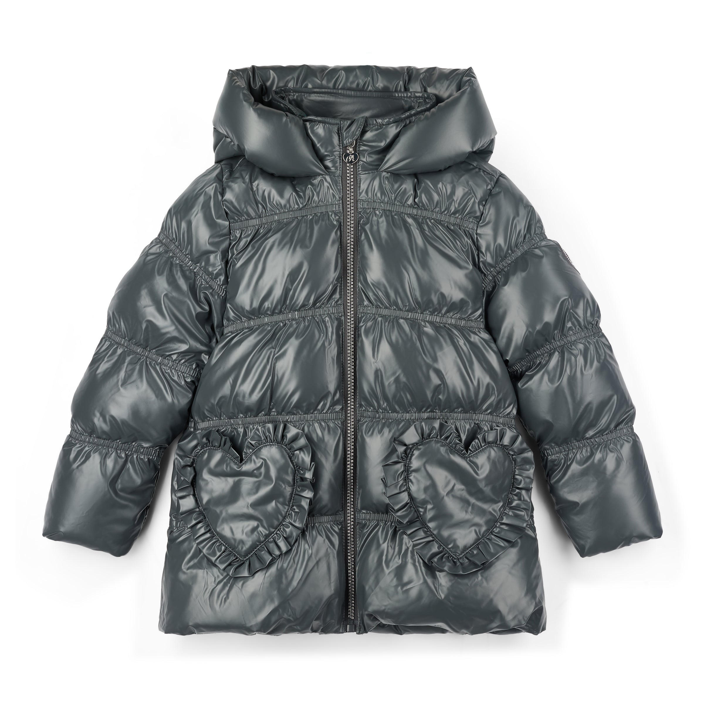 ADee Girls LUNA Grey Short School Jacket